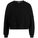 Branded Fleece Sweatshirt Damen, schwarz, zoom bei OUTFITTER Online