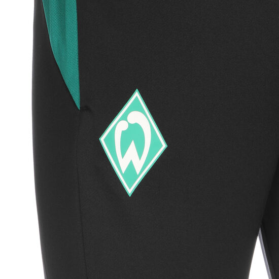 SV Werder Bremen Tapered Trainingshose Herren, schwarz / grün, zoom bei OUTFITTER Online
