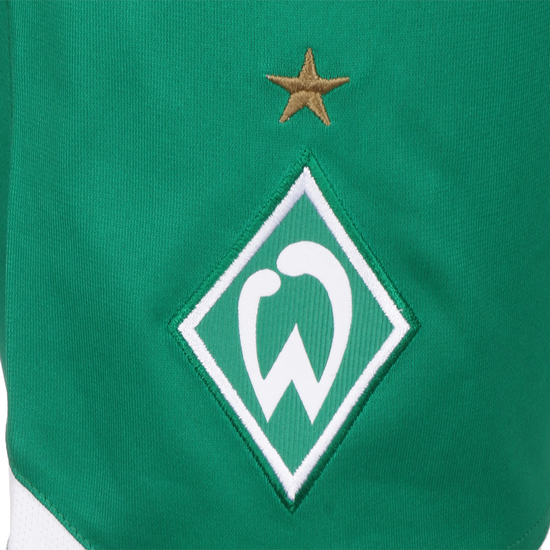 SV Werder Bremen Shorts Home 2022/2023 Kinder, grün, zoom bei OUTFITTER Online