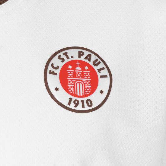 FC St. Pauli Trikot Auswärts 2022/2023 Herren, weiß / braun, zoom bei OUTFITTER Online