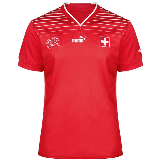 SFV Schweiz Trikot Home EM 2022 Damen, rot, zoom bei OUTFITTER Online
