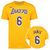 NBA Los Angeles Lakers LeBron James T-Shirt Herren, gelb / lila, zoom bei OUTFITTER Online