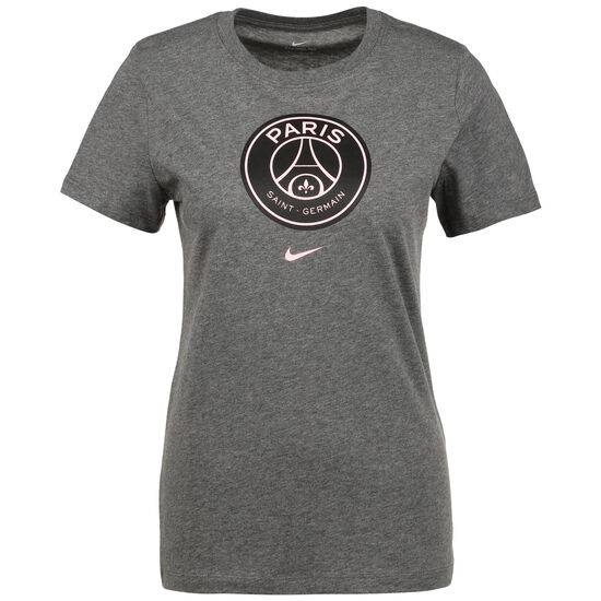 Paris St. Germain Evergreen Crest T-Shirt Damen, grau, zoom bei OUTFITTER Online