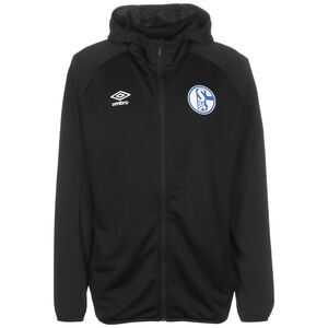 FC Schalke 04 Kapuzenjacke Herren, schwarz / blau, zoom bei OUTFITTER Online