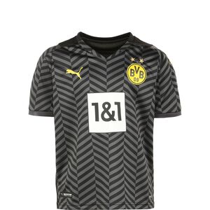 Borussia Dortmund Trikot Away 2021/2022 Kinder, dunkelgrau / schwarz, zoom bei OUTFITTER Online