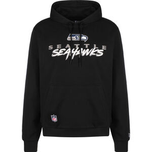 NFL Seattle Seahawks Script Kapuzenpullover Herren, schwarz / weiß, zoom bei OUTFITTER Online