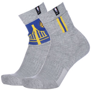 NBA Golden State Warriors Crew Socken Unisex, grau / gelb, zoom bei OUTFITTER Online