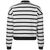 Stripe Bomber Sweatshirt Damen, schwarz / weiß, zoom bei OUTFITTER Online