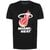 NBA Team Logo Miami Heat T-Shirt Herren, schwarz / rot, zoom bei OUTFITTER Online