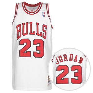 NBA Chicago Bulls Michael Jordan Authentic Trikot Herren, weiß / rot, zoom bei OUTFITTER Online