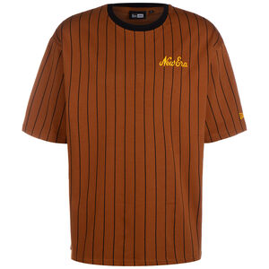 Pinstripe T-Shirt Herren, braun / schwarz, zoom bei OUTFITTER Online
