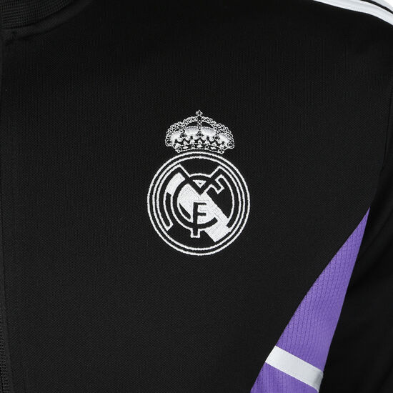 Real Madrid Trainingsanzug Herren, schwarz / weiß, zoom bei OUTFITTER Online