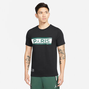 Paris St.-Germain Wordmark T-Shirt Herren, schwarz / grün, zoom bei OUTFITTER Online