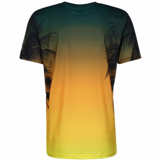 NBA Miami Heat Summer City AOP T-Shirt Herren, gelb / schwarz, zoom bei OUTFITTER Online