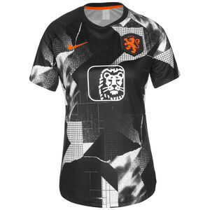 Niederlande Pre-Match Trikot EM 2022 Damen, schwarz / orange, zoom bei OUTFITTER Online