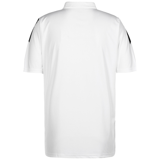 TeamLIGA Sideline Poloshirt Herren, weiß / schwarz, zoom bei OUTFITTER Online