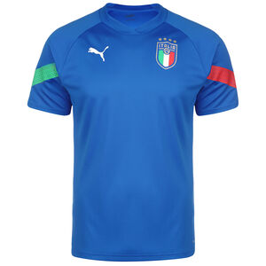 FIGC Italien Player Trainingsshirt 2022/2023 Herren, blau / weiß, zoom bei OUTFITTER Online