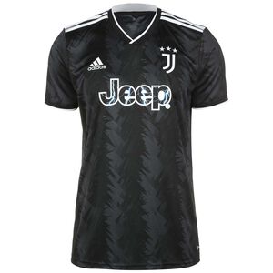 Juventus Turin Trikot Away 2022/2023 Herren, schwarz / weiß, zoom bei OUTFITTER Online