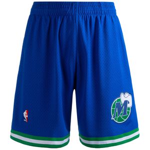 NBA Dallas Mavericks Road 1998-99 Swingman Shorts Herren, blau / grün, zoom bei OUTFITTER Online