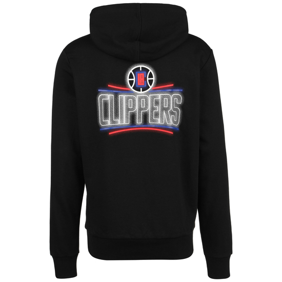 NBA Los Angeles Clippers Neon Kapuzenpullover Herren, schwarz / weiß, zoom bei OUTFITTER Online