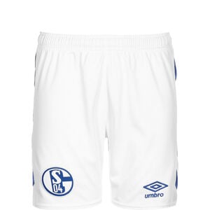FC Schalke 04 Shorts Home 2021/2022 Kinder, weiß / blau, zoom bei OUTFITTER Online