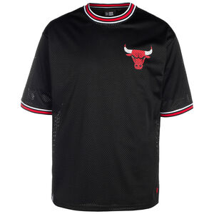 NBA Chicago Bulls Mesh T-Shirt Herren, schwarz, zoom bei OUTFITTER Online