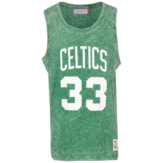 NBA Boston Celtics Larry Bird Acid Wash Trikot Herren, grün, zoom bei OUTFITTER Online