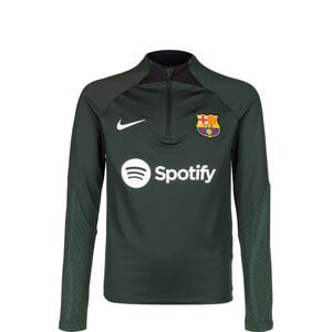FC Barcelona Drill Top Longsleeve Kinder, dunkelgrün, zoom bei OUTFITTER Online