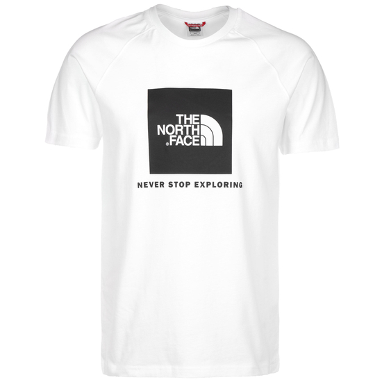 Raglan Red Box T-Shirt Herren, weiß / schwarz, zoom bei OUTFITTER Online