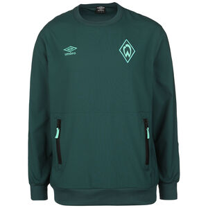 SV Werder Bremen Travel Sweatshirt Herren, dunkelgrün / hellgrün, zoom bei OUTFITTER Online