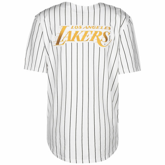 NBA Los Angeles Lakers Pinstripe Trikot Herren, weiß / schwarz, zoom bei OUTFITTER Online