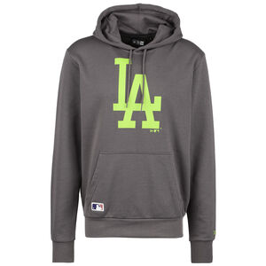MLB Los Angeles Dodgers Seasonal Team Logo Kapuzenpullover Herren, grau / neongrün, zoom bei OUTFITTER Online
