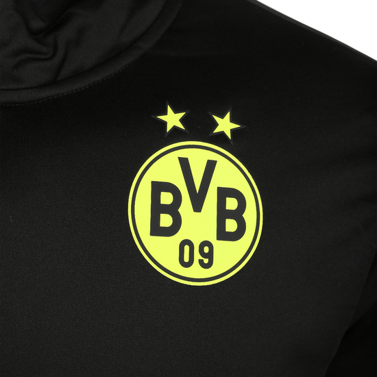 Borussia Dortmund Prematch 1/4 Zip Sweatshirt Herren, schwarz / gelb, zoom bei OUTFITTER Online