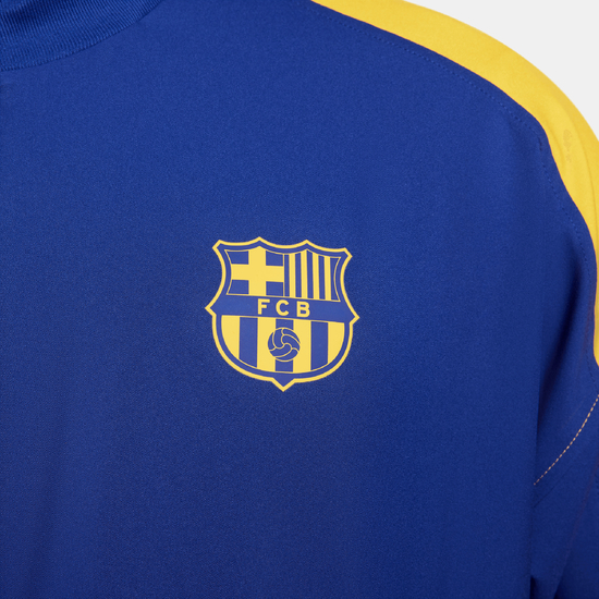 FC Barcelona Academy Pro Anthem Trainingsjacke Herren, blau / gold, zoom bei OUTFITTER Online