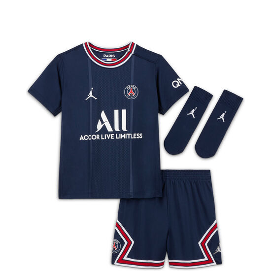 Paris St.-Germain Minikit Home 2021/2022 Babys, dunkelblau / rot, zoom bei OUTFITTER Online