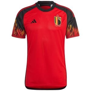 Belgien Trikot Home WM 2022 Herren, rot / schwarz, zoom bei OUTFITTER Online