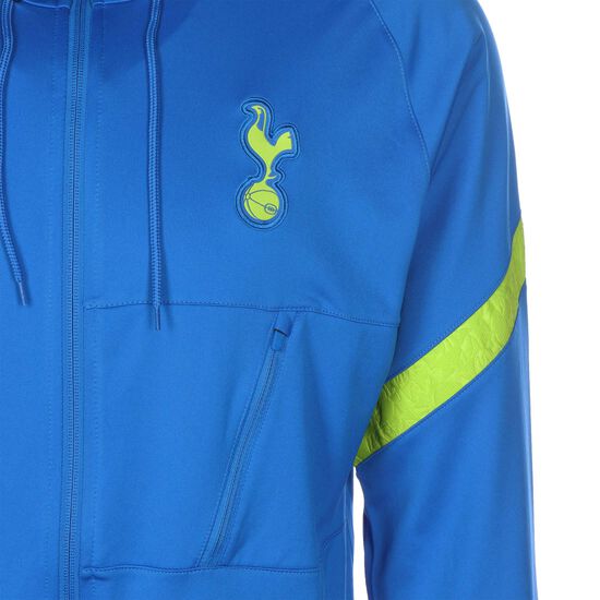 Tottenham Hotspur Strike Trainingsjacke Herren, blau / hellgrün, zoom bei OUTFITTER Online