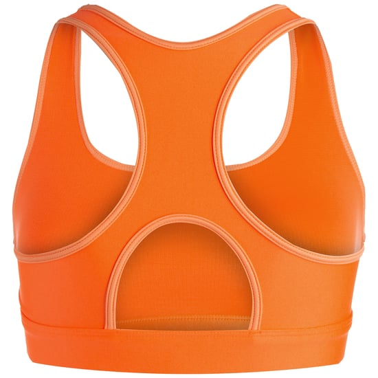 Mid Padless Sport-BH Damen, orange, zoom bei OUTFITTER Online