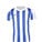Striped Division IV Fußballtrikot Kinder, weiß / blau, zoom bei OUTFITTER Online