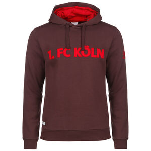 1.FC Köln Kapuzenpullover Herren, braun / rot, zoom bei OUTFITTER Online