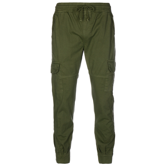 Military Jogginghose Herren, oliv, zoom bei OUTFITTER Online