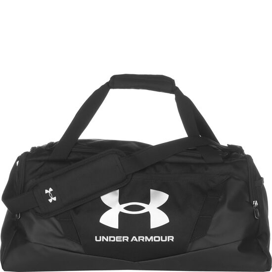 UA Undeniable 5.0 Duffle SM Sporttasche, schwarz / silber, zoom bei OUTFITTER Online