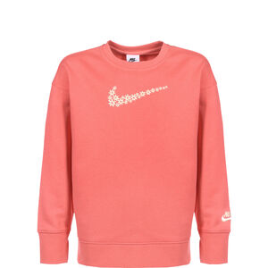 French Terry Crew Sweatshirt Kinder, rosa / weiß, zoom bei OUTFITTER Online