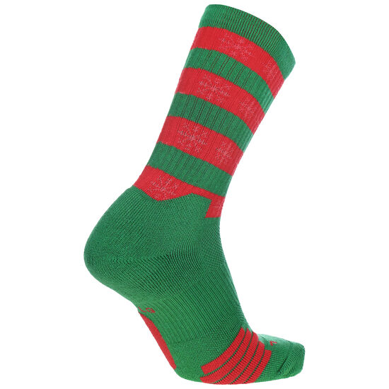 Elite Xmas Socken Herren, grün / rot, zoom bei OUTFITTER Online
