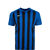 Striped Segment III Fußballtrikot Kinder, blau / schwarz, zoom bei OUTFITTER Online