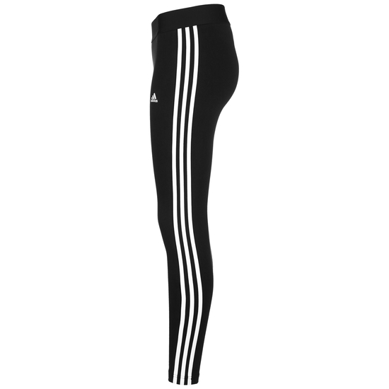 Essentials 3-Stripes Trainingstight Damen, schwarz / weiß, zoom bei OUTFITTER Online