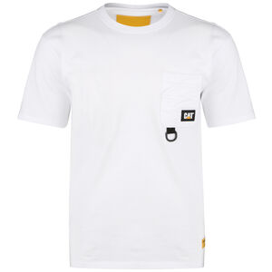 Caterpillar Ring Pocket T-Shirt Herren, weiß, zoom bei OUTFITTER Online