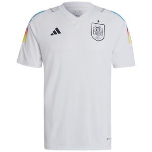 Spanien Pre-Match T-Shirt WM 2022 Herren, weiß / bunt, zoom bei OUTFITTER Online