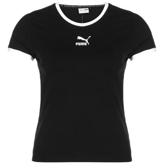 Classics Fitted T-Shirt Damen, schwarz / weiß, zoom bei OUTFITTER Online