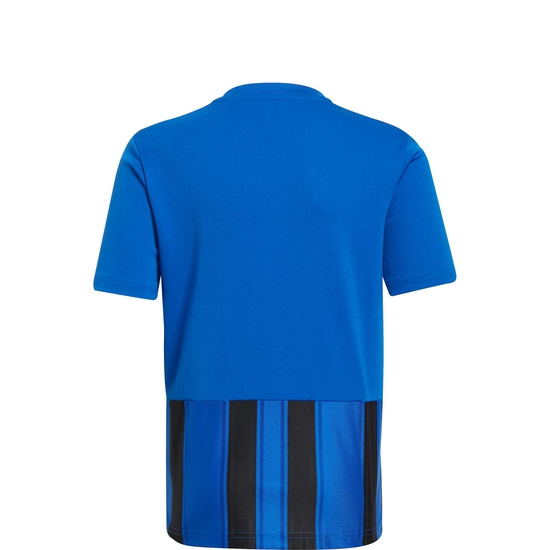 Striped 21 Fußballtrikot Kinder, blau / schwarz, zoom bei OUTFITTER Online